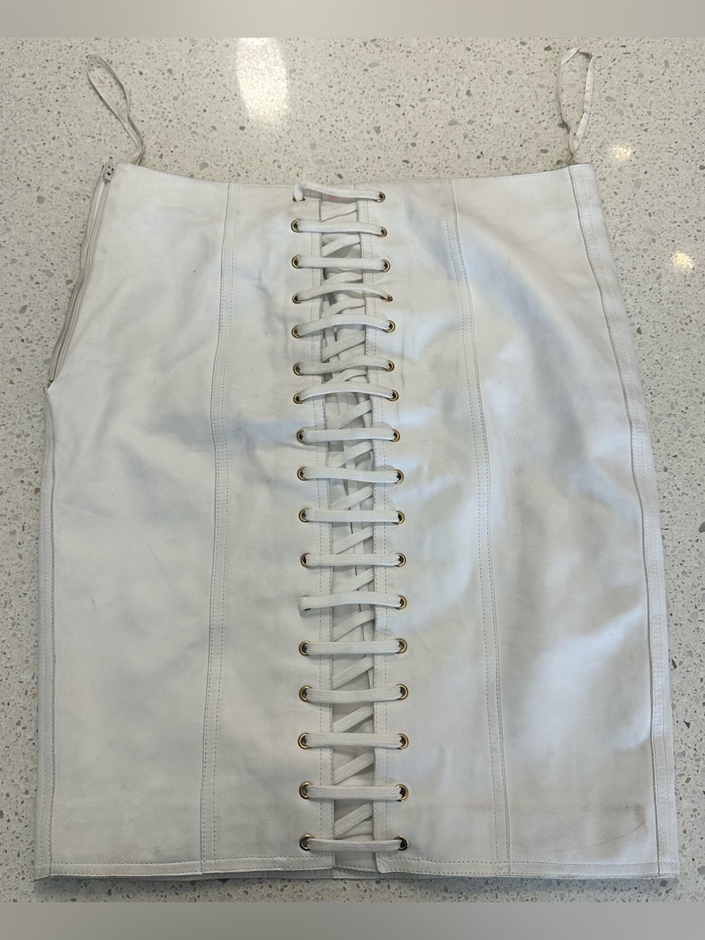 Vintage Tom Ford leather skirt